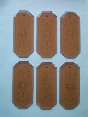 6-Piece Replacement Glass for Ceiling Light